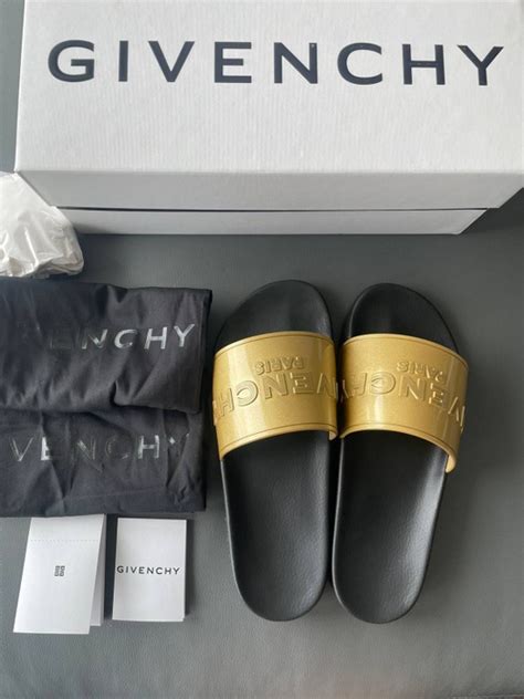 givenchy rivington logo slipper|Givenchy slides size 35.